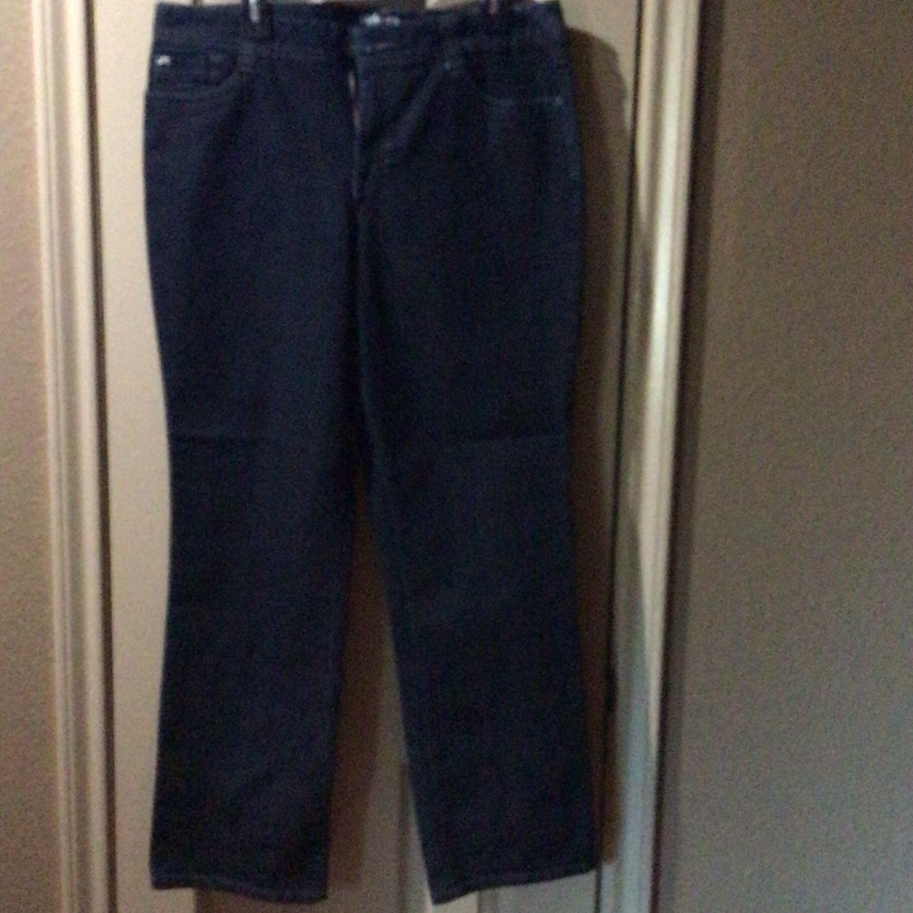 Style & Co. Women's Straight Leg Jeans - Dark Blue